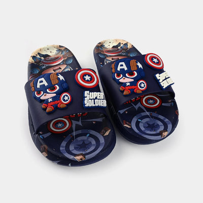 Boys Slippers DF-201-NAVY