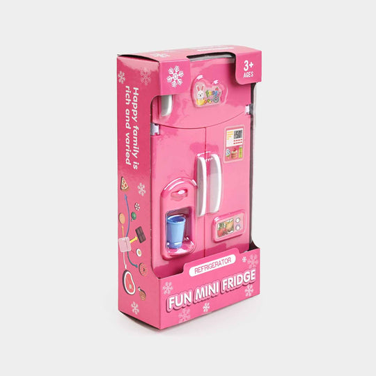Mini Refrigerator Play Set For Kids