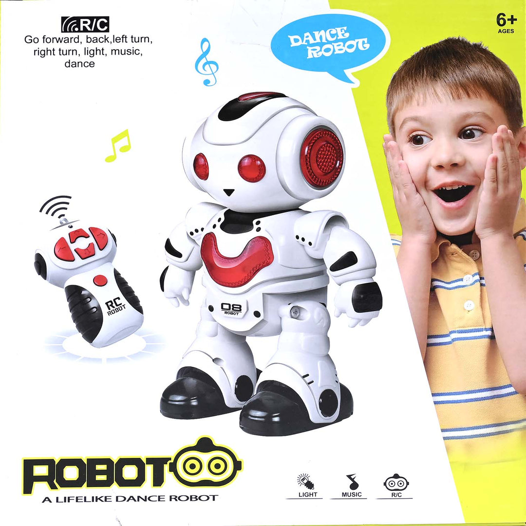 Dance Robot Toys For Kids 3D Light Music Action Figure
