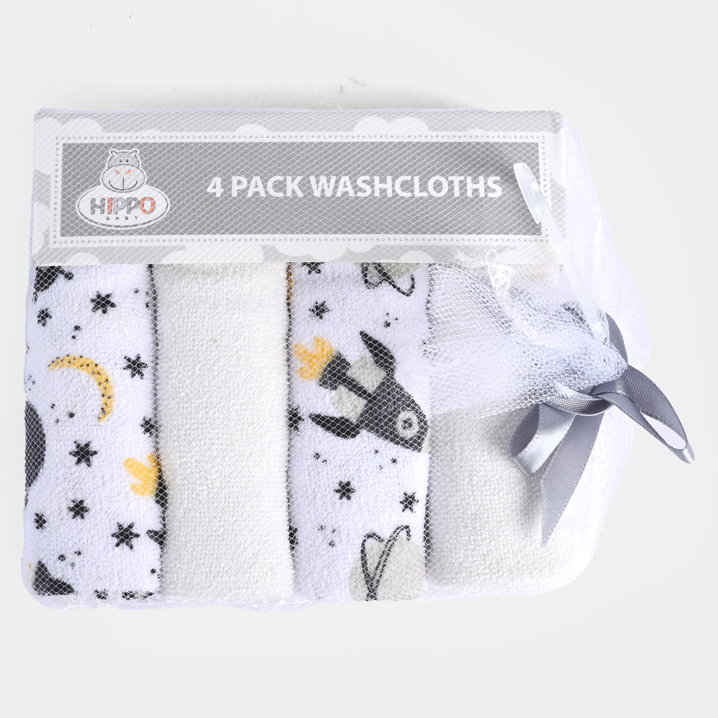 Little Home Wash Cloth 4Pcs Pack