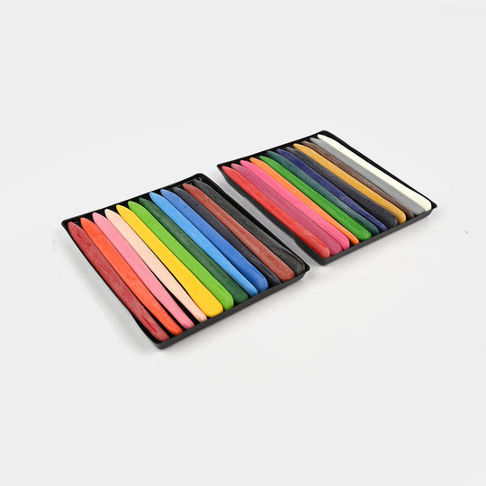 Triangle Plastic Crayons – 24 Colors | Safe & Easy-Grip for Kids