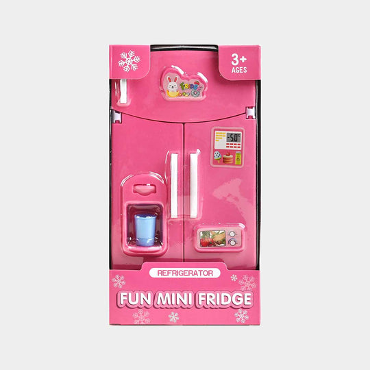 Mini Refrigerator Play Set For Kids