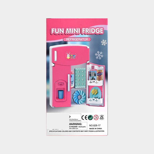 Mini Refrigerator Play Set For Kids