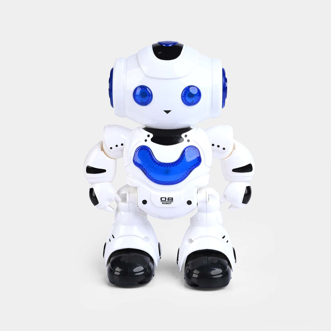 Dance Robot Toys For Kids 3D Light Music Action Figure