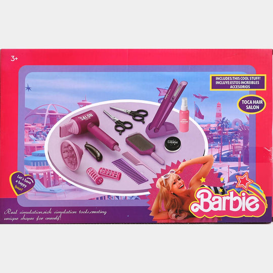 Hair Dressing Set With Light & Sound For Girls
