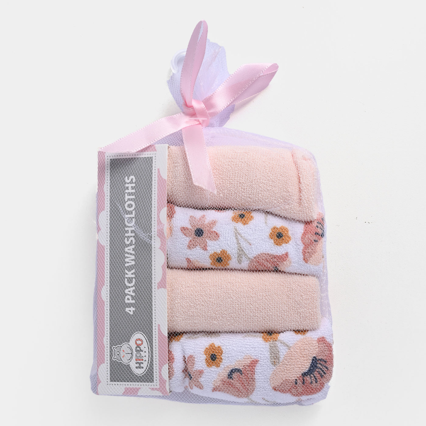 Little Home Wash Cloth 4Pcs Pack