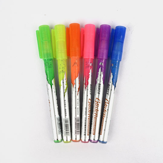 Double-Head Highlighter Set – 6 Pcs