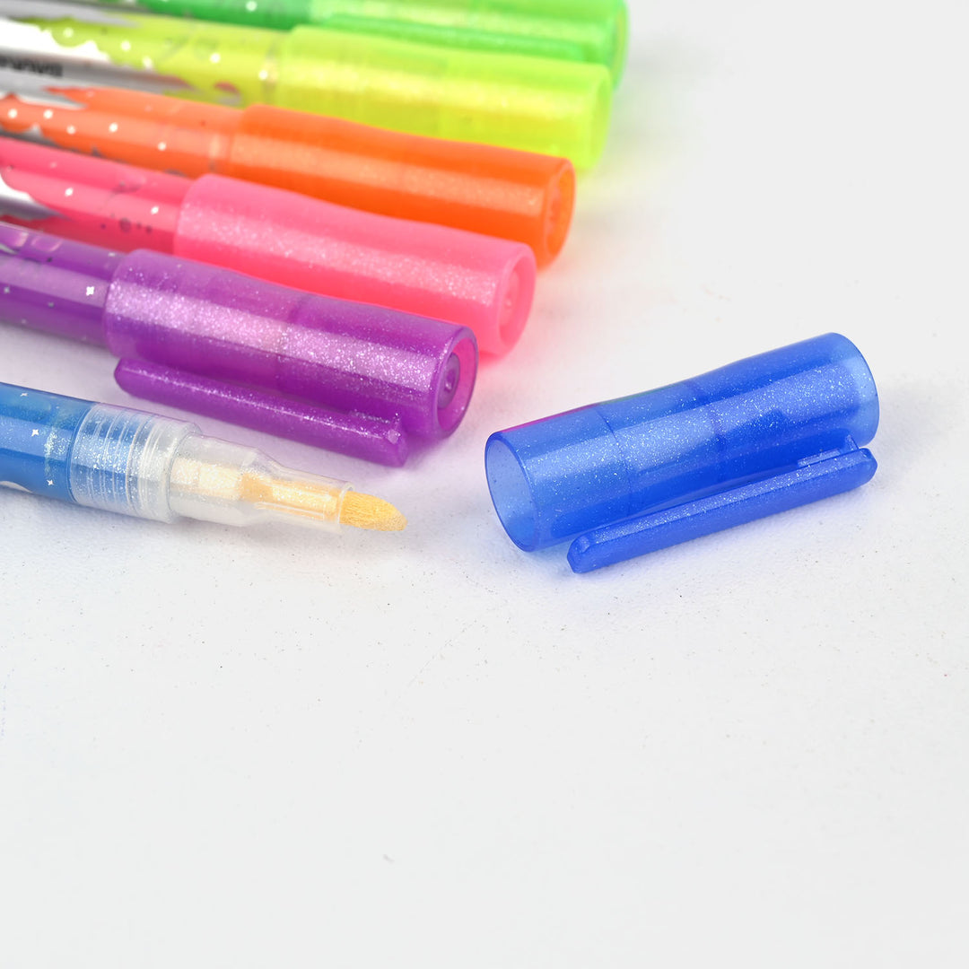 Double-Head Highlighter Set – 6 Pcs