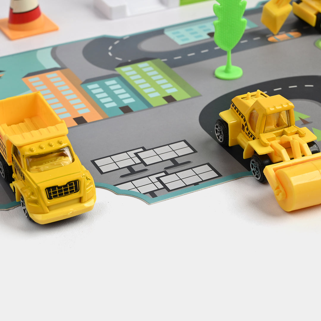 Die-Cast Metal Vehicle Garage Set