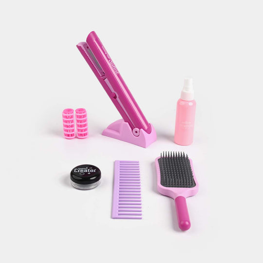 Hair Dressing Set With Light & Sound For Girls