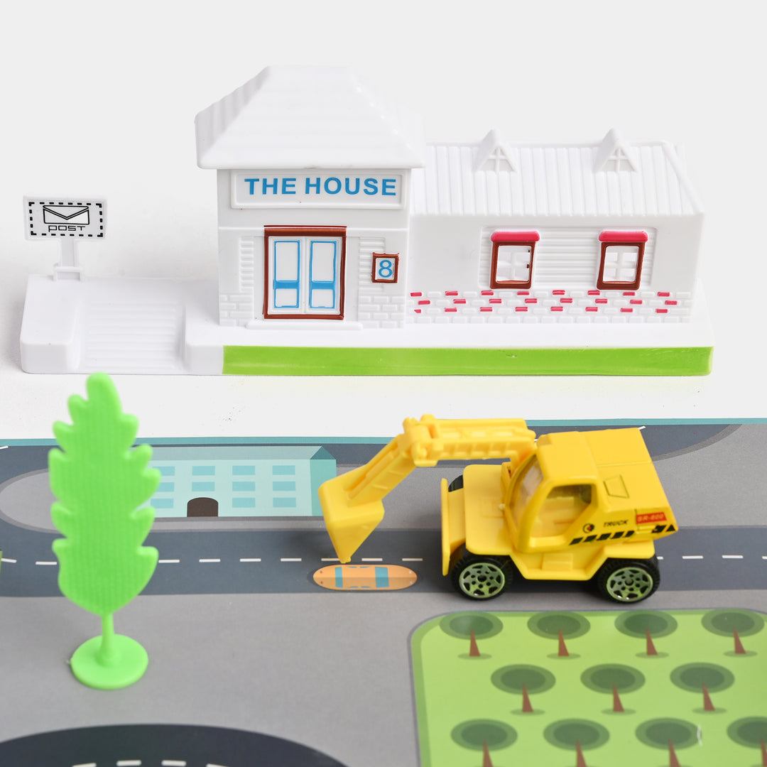 Die-Cast Metal Vehicle Garage Set