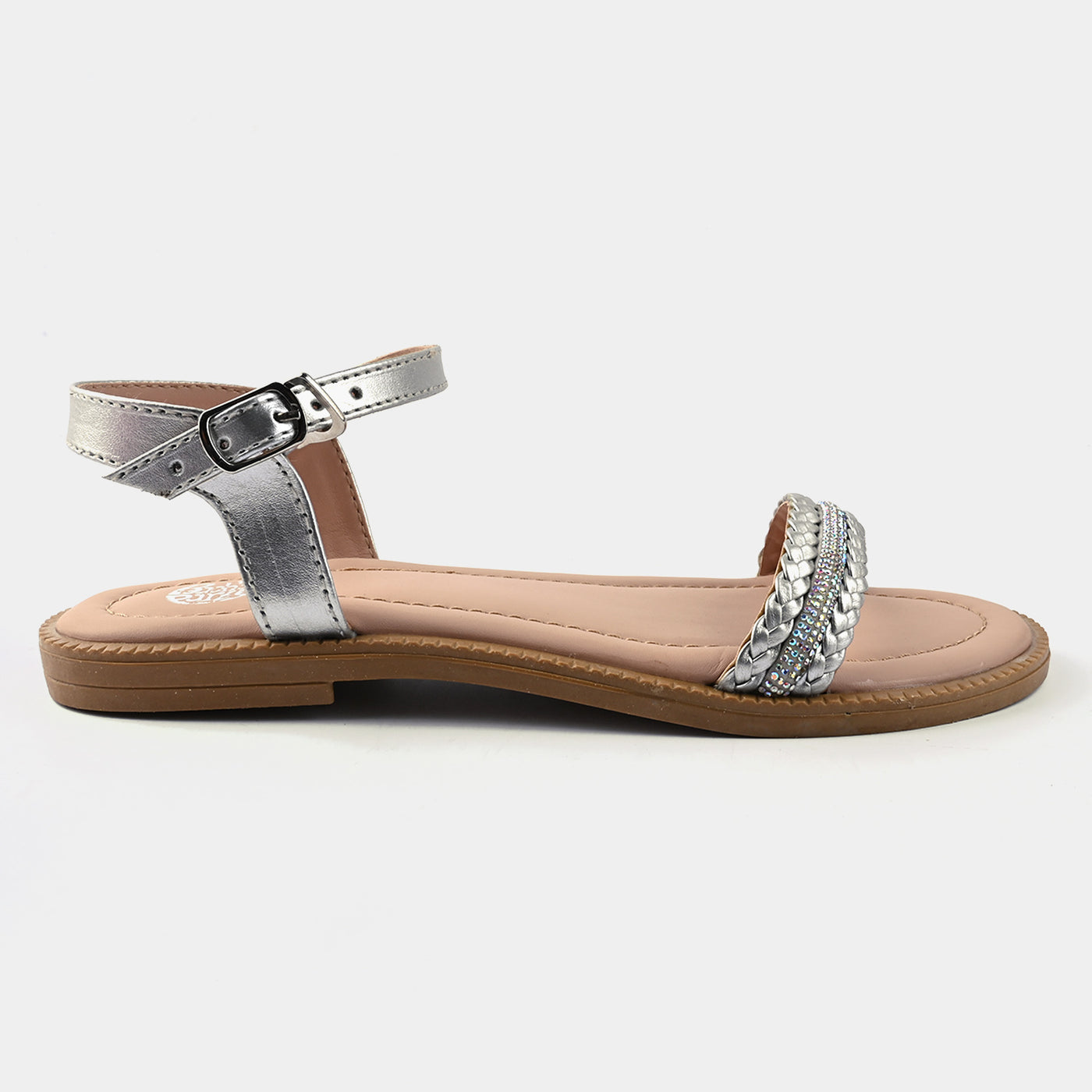 Girls Sandals J02-SILVER