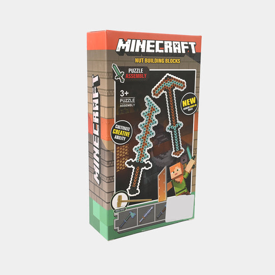 Minecraft Sword Building Block Set 136PCs For Kids