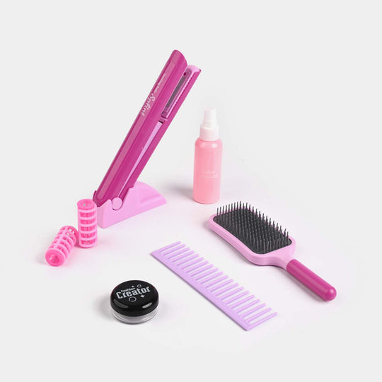Hair Dressing Set With Light & Sound For Girls