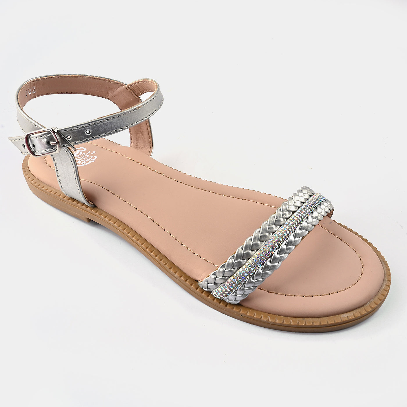 Girls Sandals J02-SILVER