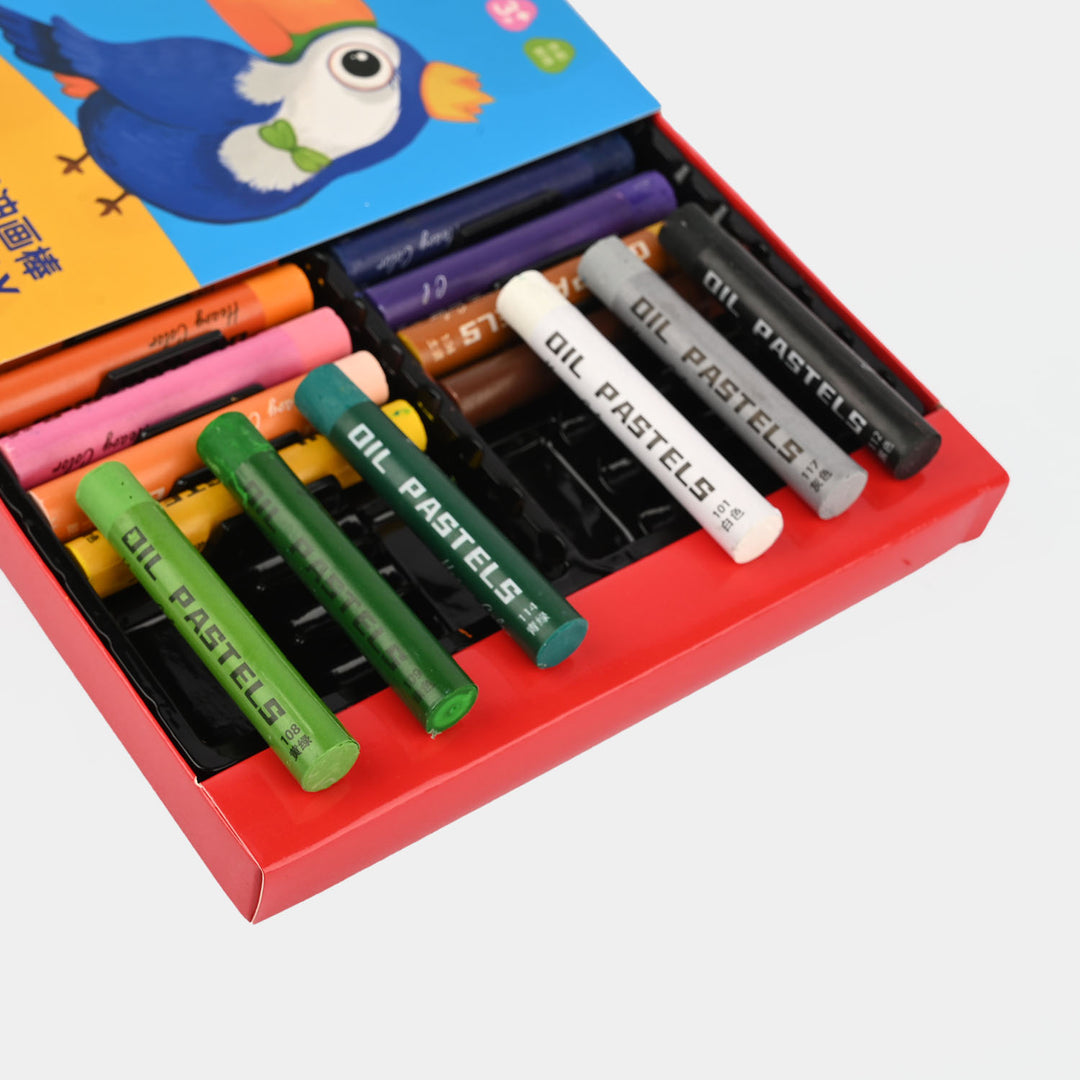 Eco-Friendly Oil Pastels – 18 Vibrant Colors