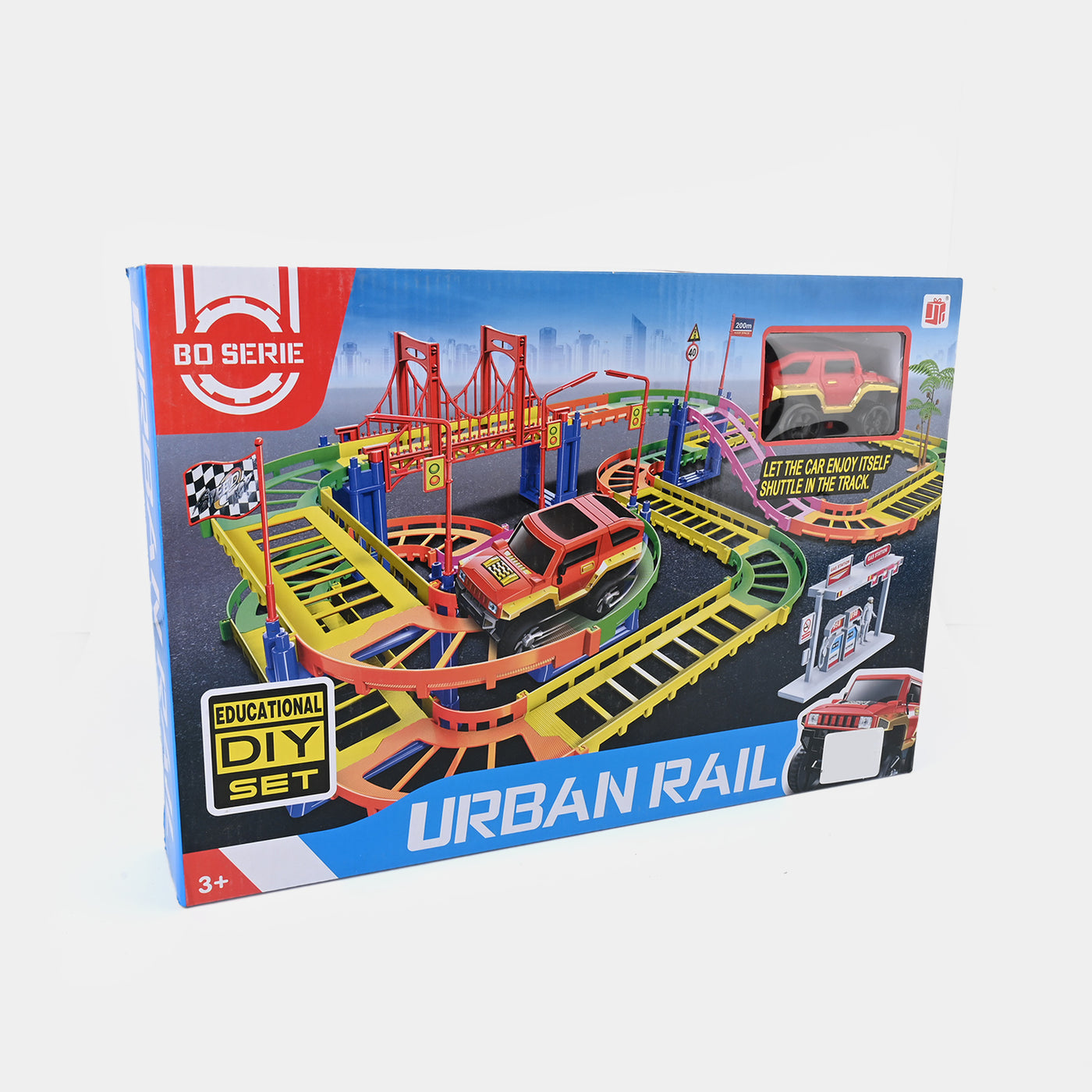 Electric Railway Track Play Set For Kids