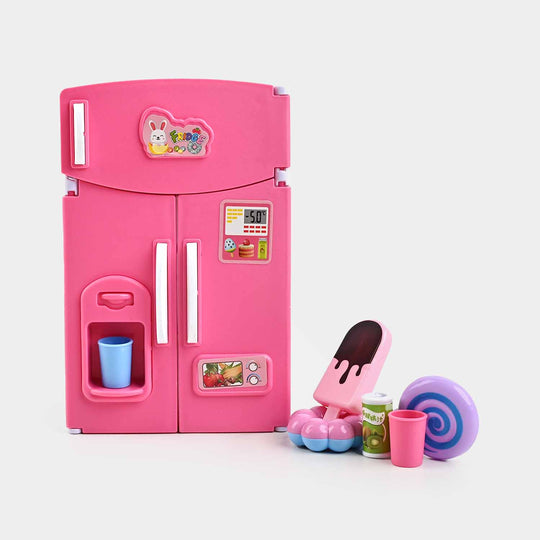 Mini Refrigerator Play Set For Kids