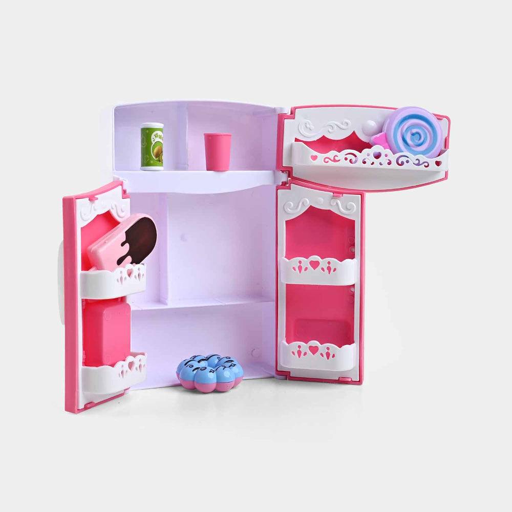 Mini Refrigerator Play Set For Kids