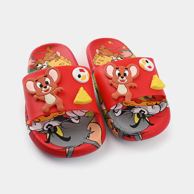 Boys Slippers DF-202-Red