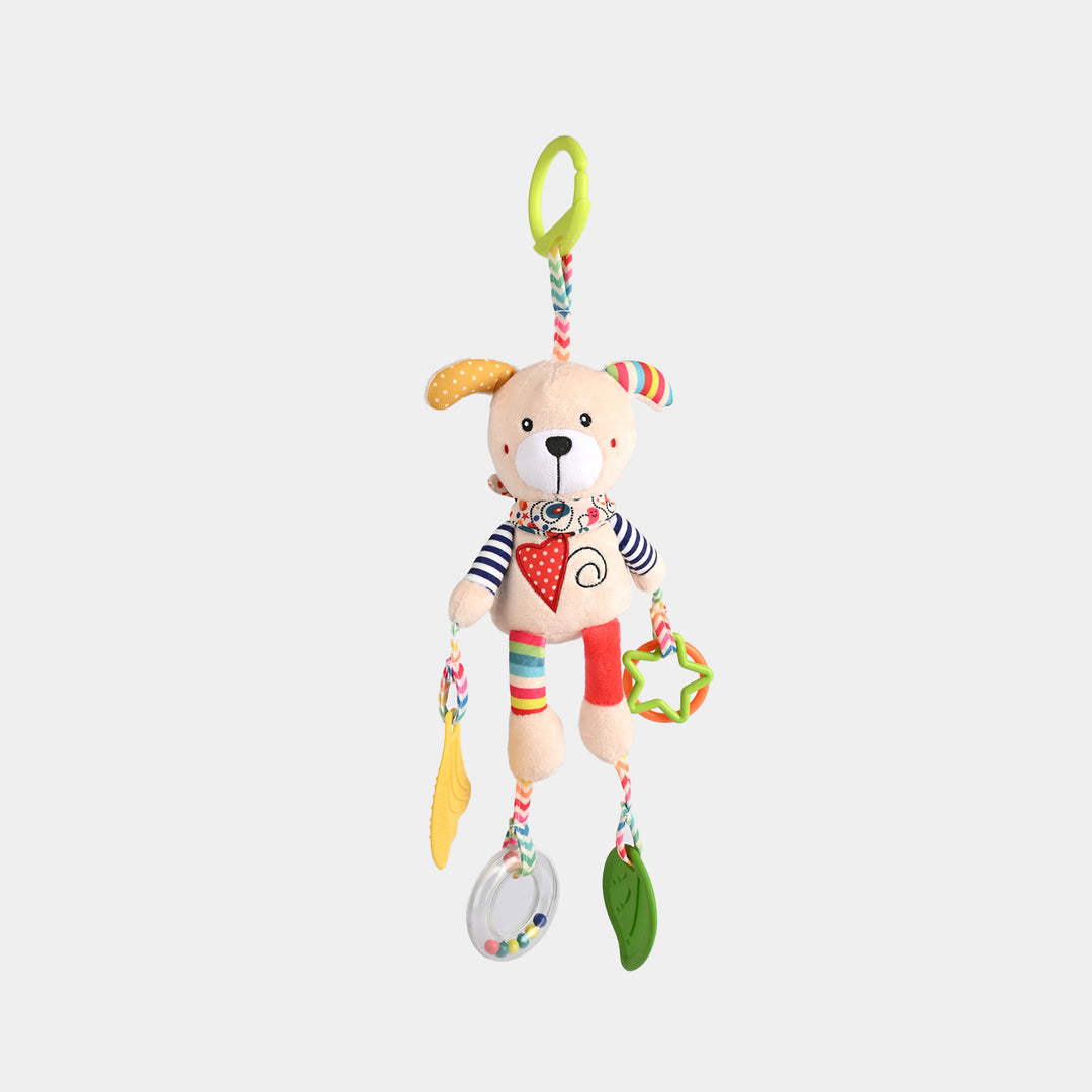 Soft Rattle Heart Dog