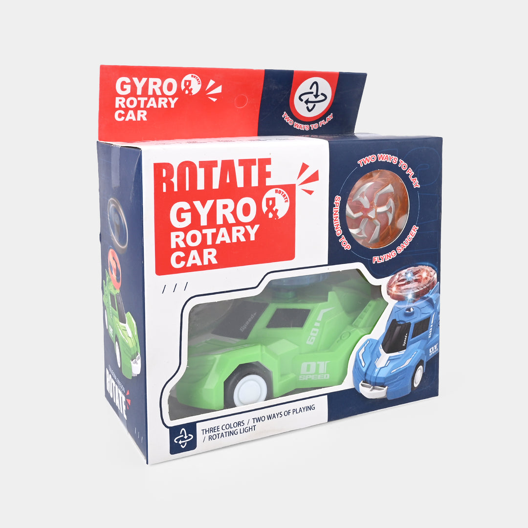 Gyro Rotary Car with Light Effects Frisbee Spin