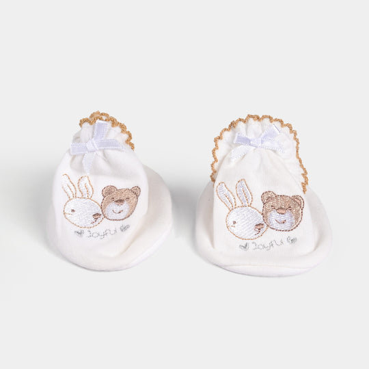 Soft Cotton Baby Booties/Socks | 3-6M