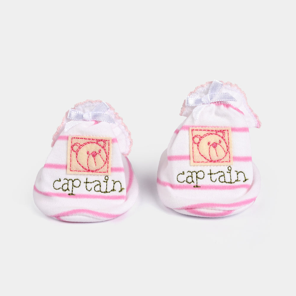 Soft Cotton Baby Booties/Socks | 6-9M