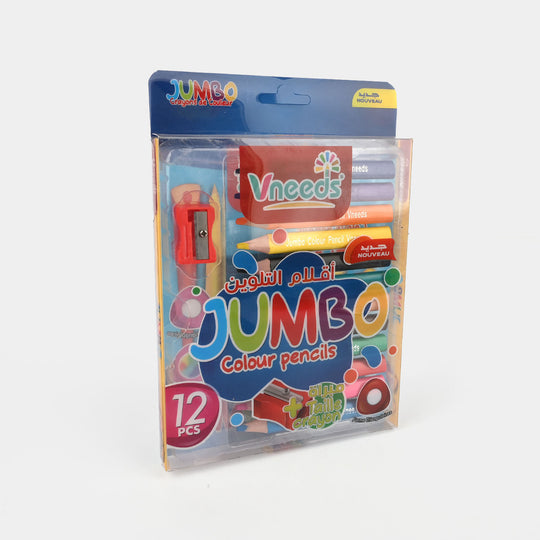 Jumbo Colour Pencil Set – 12 PCS