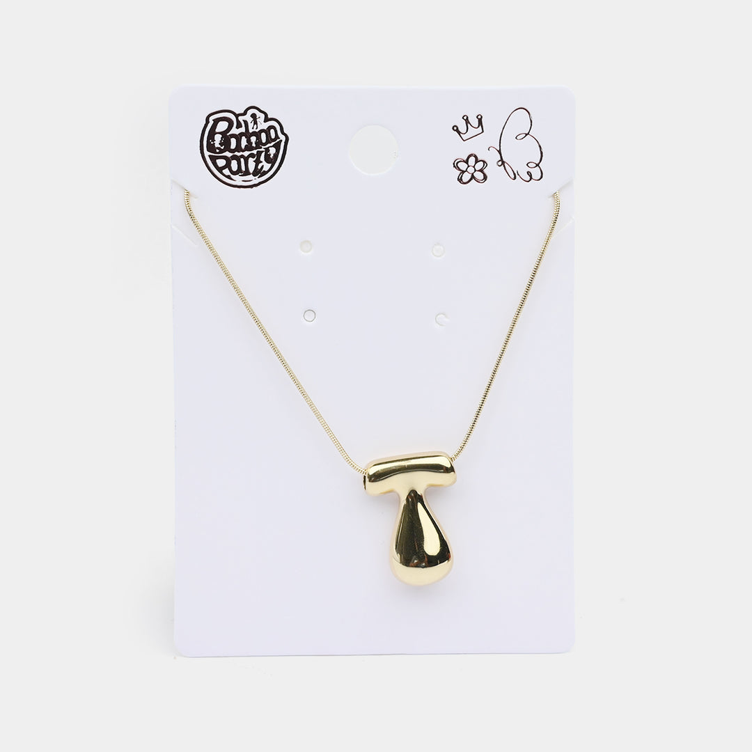 Necklace & Alphabet Pendant for Girls