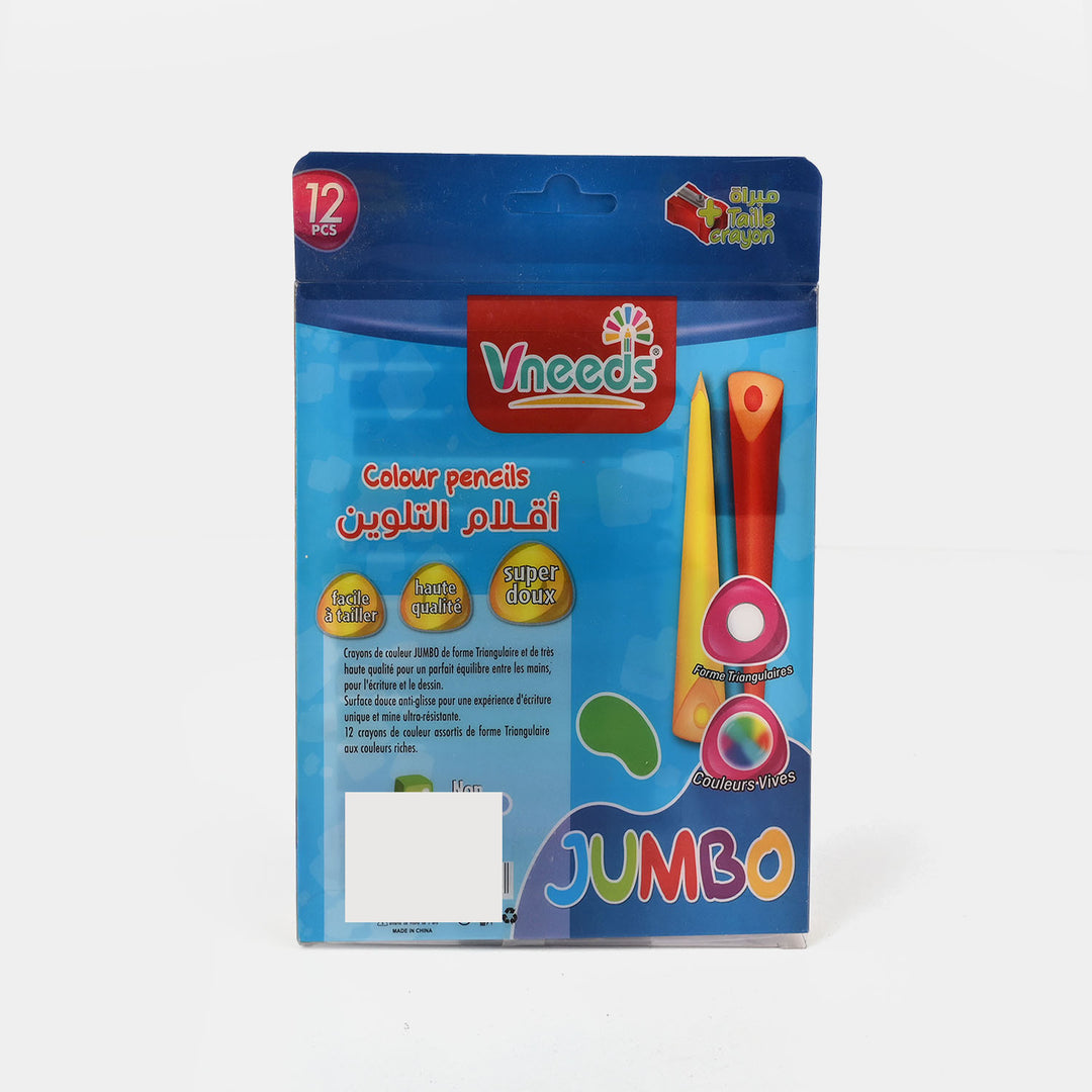 Jumbo Colour Pencil Set – 12 PCS