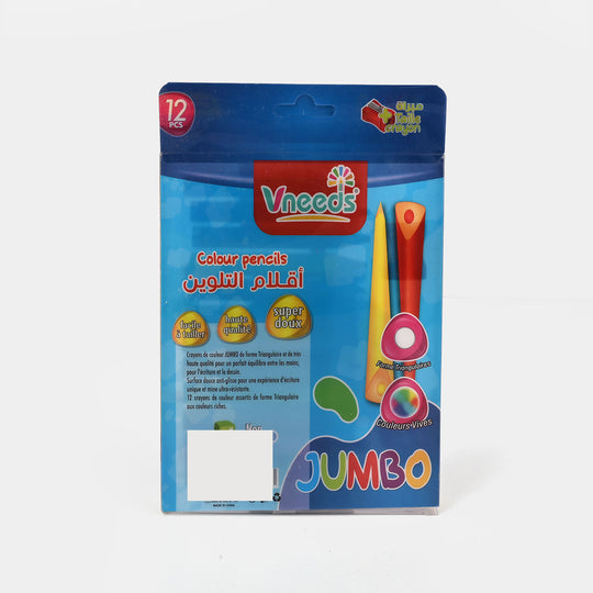 Jumbo Colour Pencil Set – 12 PCS