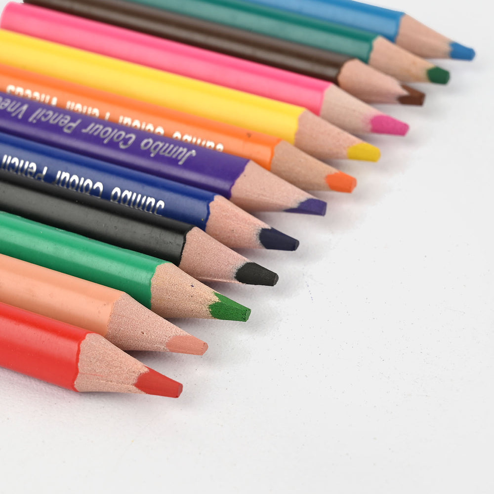 Jumbo Colour Pencil Set – 12 PCS