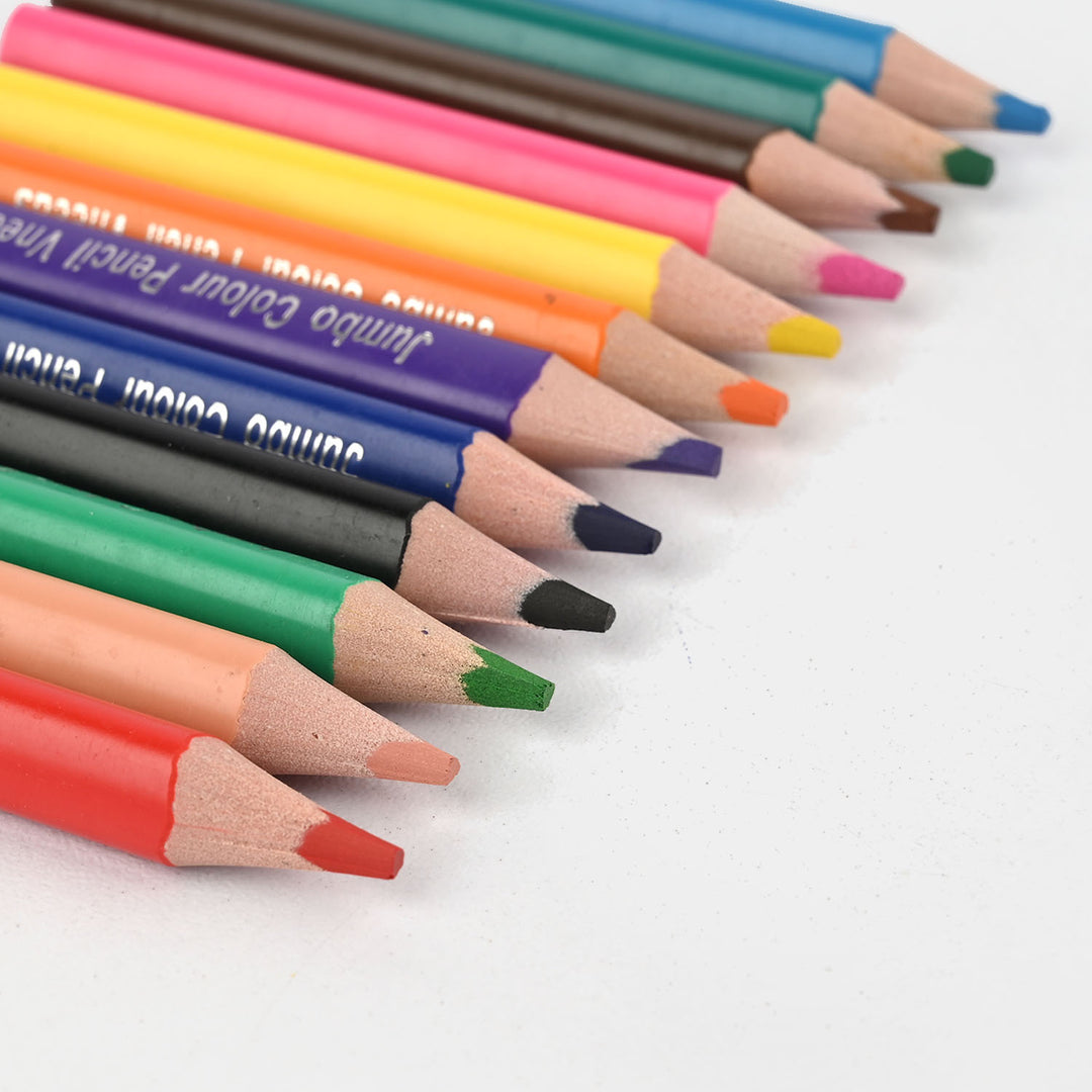 Jumbo Colour Pencil Set – 12 PCS