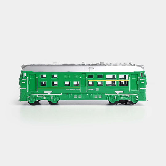 Simulation Green Double-headed Train with Lights & Music