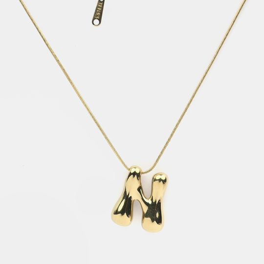 Necklace & Alphabet Pendant for Girls