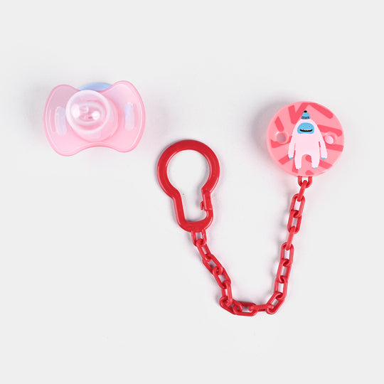 Pacifier With Chain Flower | 3M+