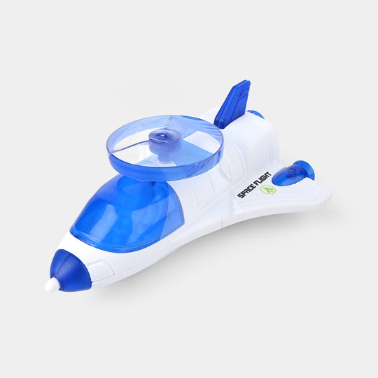 Space Aircraft Car With Light Effects Frisbee Spin