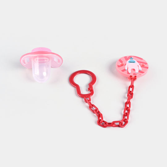 Pacifier With Chain Flower | 3M+