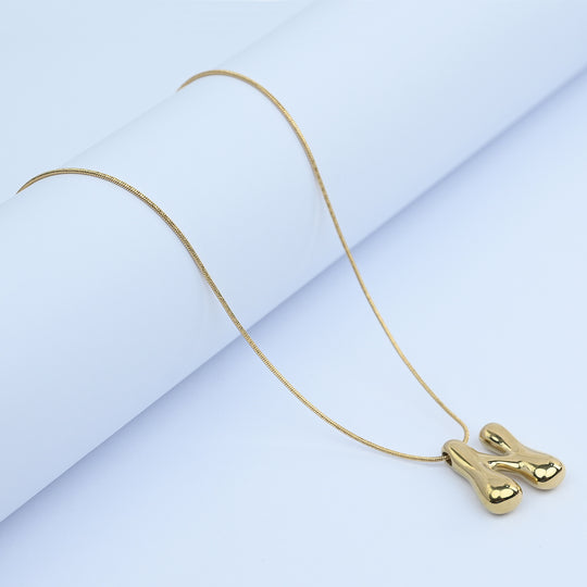 Necklace & Alphabet Pendant for Girls