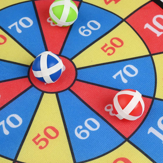 Kids Play Dart Board 36CM with Sticky Balls