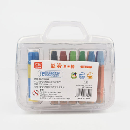 Oil Pastels – 12 Pcs Set with Carry Case