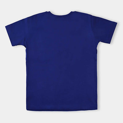Boys Cotton Jersey T-Shirt H/S Character | NAVY