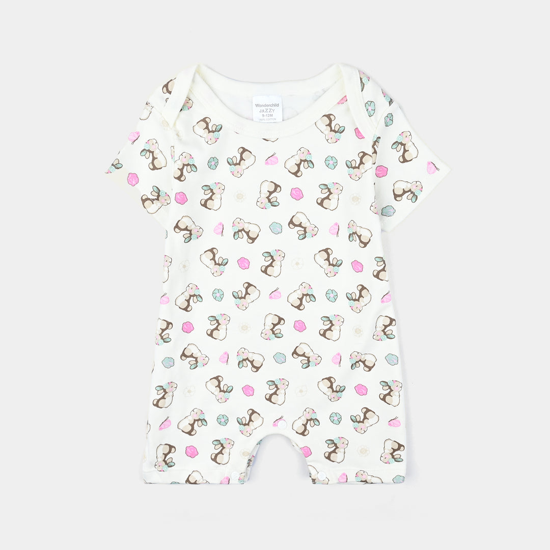 Infant Girls Cotton Set-Mint/White