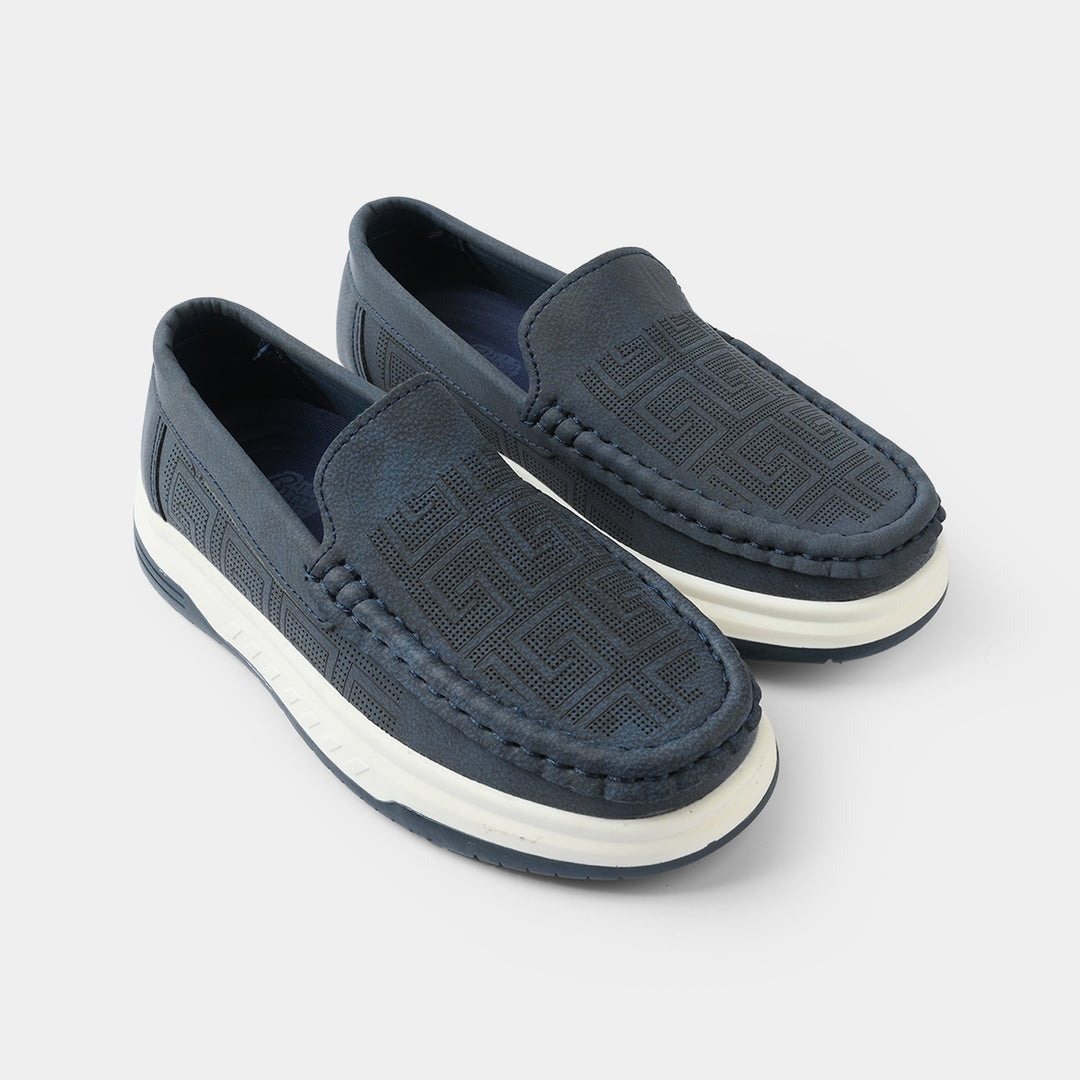Boys Loafer ZK-4-NAVY
