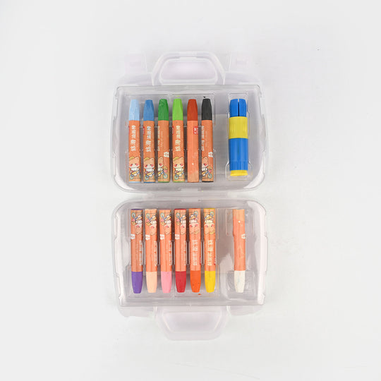 Oil Pastels – 12 Pcs Set with Carry Case