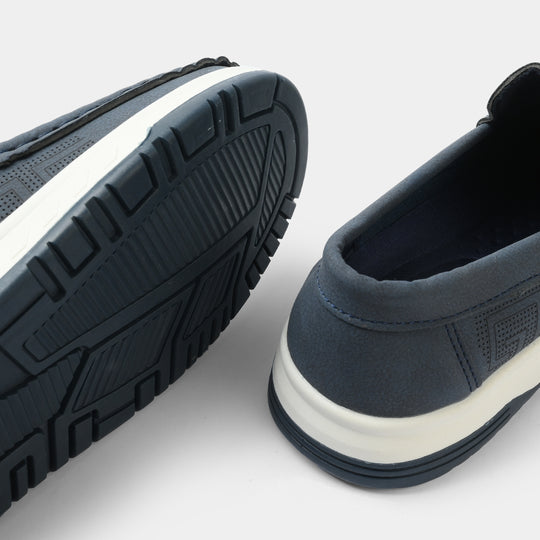 Boys Loafer ZK-4-NAVY