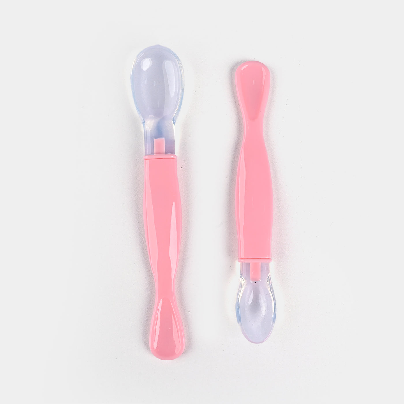 Baby Silicon Spoon 2PCs | Pink