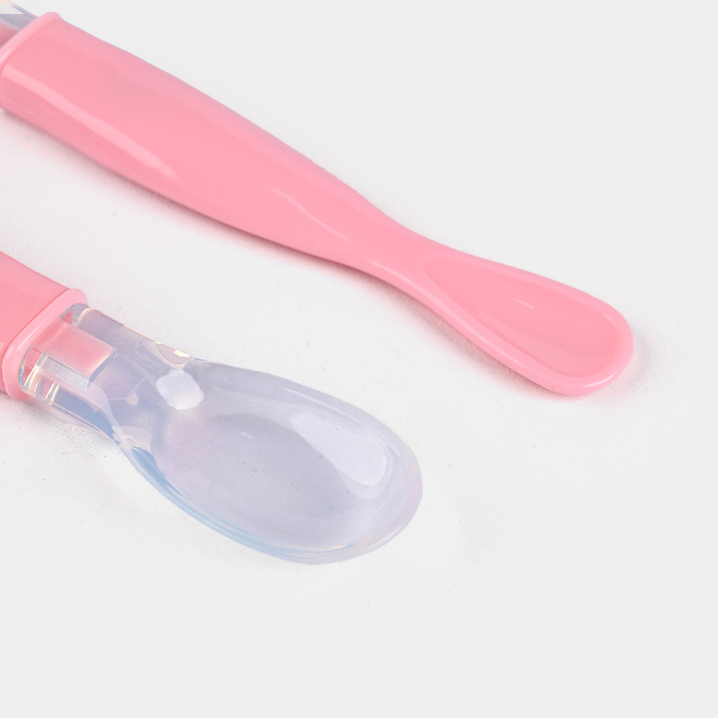 Baby Silicon Spoon 2PCs | Pink