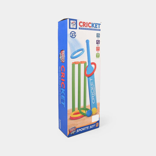2 IN 1 Cricket Play Game Set For Kids